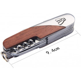 Couteau multifonction Laguiole avec étui en cuir | Artmania