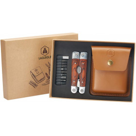 Pince multifonction Laguiole 8 outils manche en bois pas cher