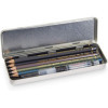 Crayons graphite - Aquarellable - Coffret 6 crayons + pinceau à eau - Carand' Ache