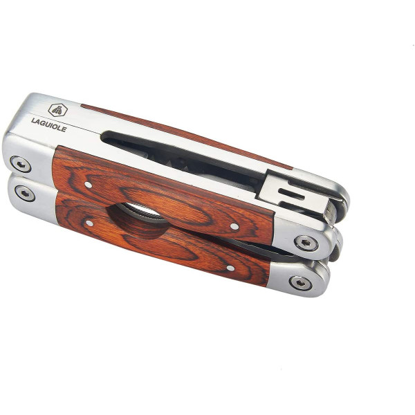 Acheter Pince multifonction Laguiole 8 outils manche en bois pas cher