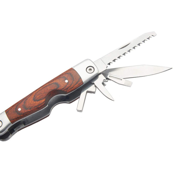 Acheter Pince multifonction Laguiole 8 outils manche en bois | à seulement 39,99 €