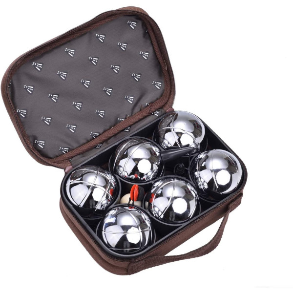 Jeu de 6 boules de pétanque en métal Laguiole pas cher
