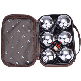 Jeu de 6 boules de pétanque en métal Laguiole | Artmania