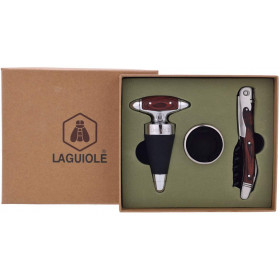 Coffret de 3 accessoires pour le vin Laguiole | Artmania