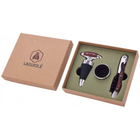 Coffret de 3 accessoires pour le vin Laguiole pas cher