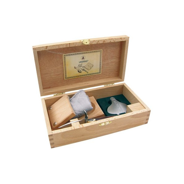 Coffret en bois pour huîtres Laguiole