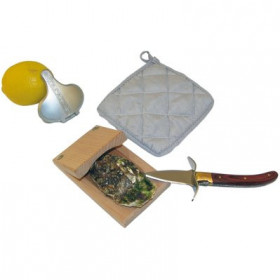Coffret en bois pour huîtres Laguiole