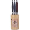 Set de 6 couteaux à steack Laguiole manche en bois pakka