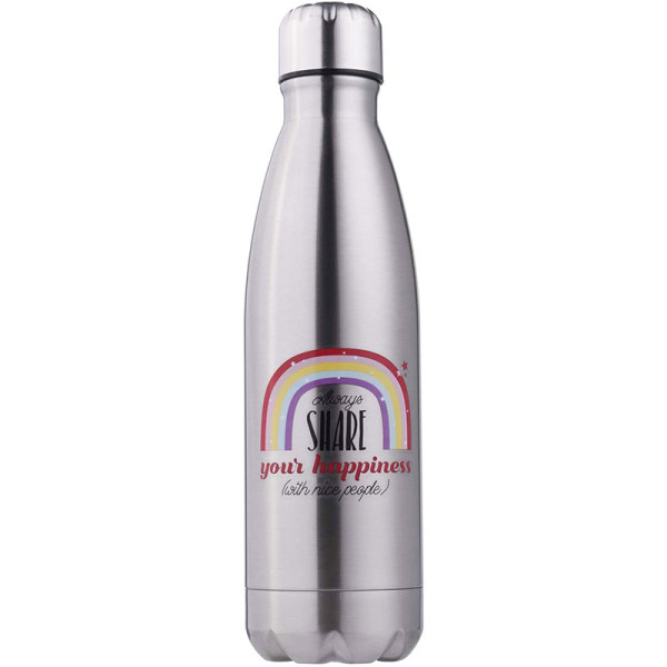 bouteille-isotherme-500ml-metal-champ-happiness-pas-cher