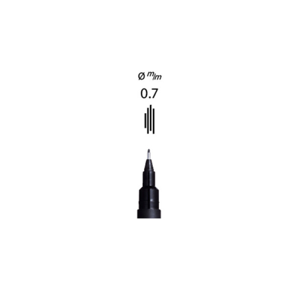 feutre-uni-pin-noir-0.7-pas-cher