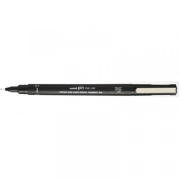Feutre de dessin uni pin - 0.1mm - Noir - Uni-ball