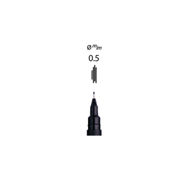 feutre-uni-pin-noir-0.5-pas-cher