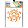 Pochoir mandala format A3 décoration peinture QBIX