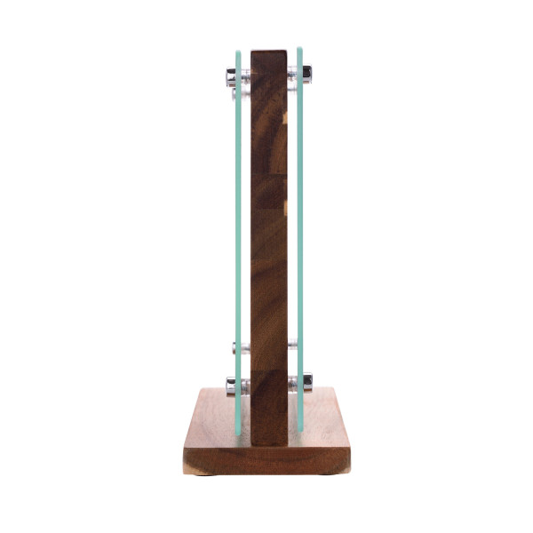 Support repose couteaux aimanté Laguiole en bois d'acacia