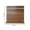 Support repose couteaux aimanté Laguiole en bois d'acacia