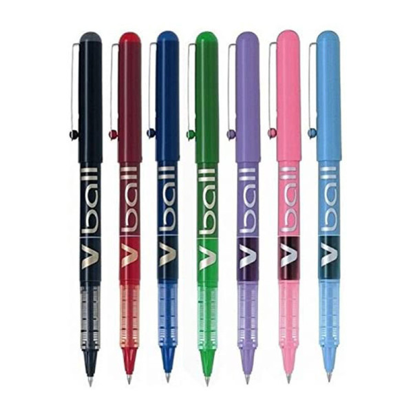 lot-7-stylos-roller-v-ball-05-pilot