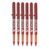 lot-6-stylos-roller-v-ball-07-rouge-pilot