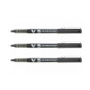 lot-3-stylos-roller-hi-techpoint-V5-noir-pilot