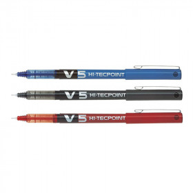 lot-3-stylos-roller-hi-techpoint-V5-assort-pilot