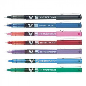 lot-7-stylos-roller-hi-techpoint-V5-assort-pilot