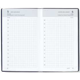 Agenda 2023 Brepols Building journalier 1 page par jour 17 x10 cm noir