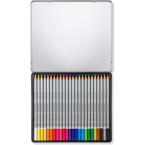 24 crayons de couleur - Aquarellable - Beaux-arts - Karat Aquarel - Staedtler