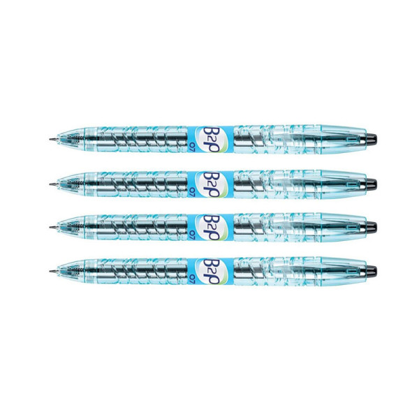 Lot de 4 stylos B2P encre gel Begreen noir Pilot