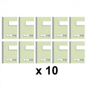 Lot de 10 manifolds quadrillé A6 Dupli Exacompta - 3240E