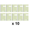 Lot de 10 manifolds - A5 Dupli - 14,8x21Cm - Exacompta - 3250E