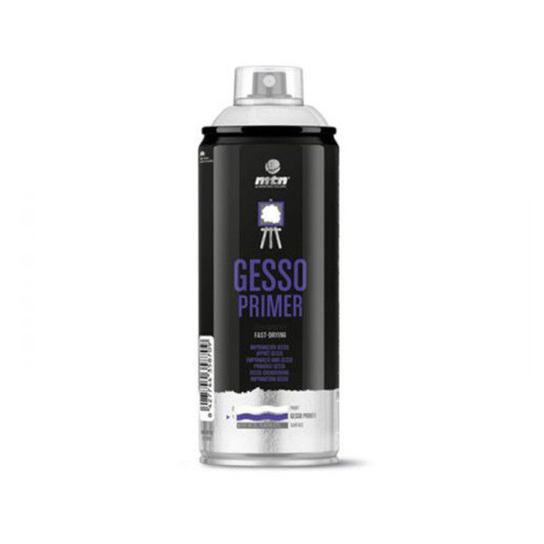 photo-Gesso - Blanc - Apprêt - Acrylique, aquarelle, huile - MTN PRO - Spray 400ml