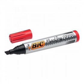 marqueur-permanent-ogive-marking-2300-rouge-bic