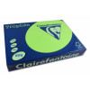 500 feuilles A4 - 80g - Couleur Fluo - Vert Fluo - Trophée Clairefontaire