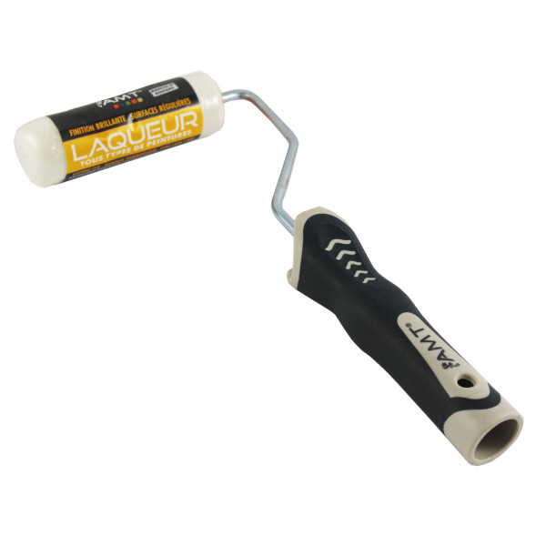 Rouleau Brosse Laqueur - 30Mm - Tous Types De Peintures - Pure Laine 5Mm - Manche Et Rouleau - Amt pas cher