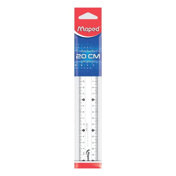 regle-double-decimetre-plat-maped-pas-cher