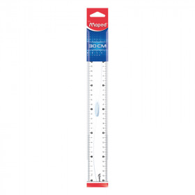 regle-30cm-plastique-poignee-maped-pas-cher