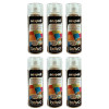 Lot de 6 bombes de peinture professionnelle Nespoli effet brillant vernis transparent