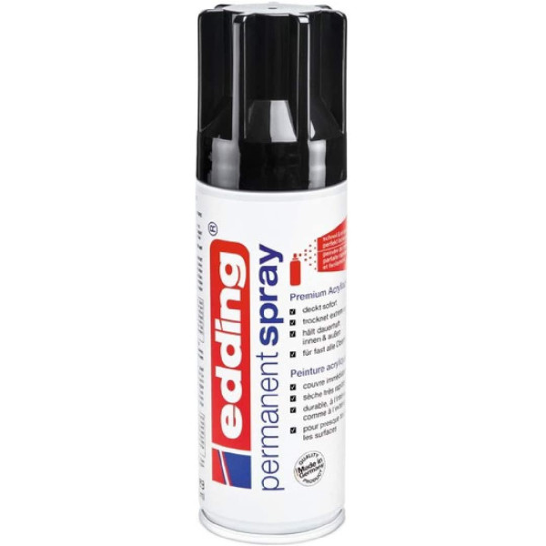bombe-peinture-acrylique-permanent-edding-5200-noir