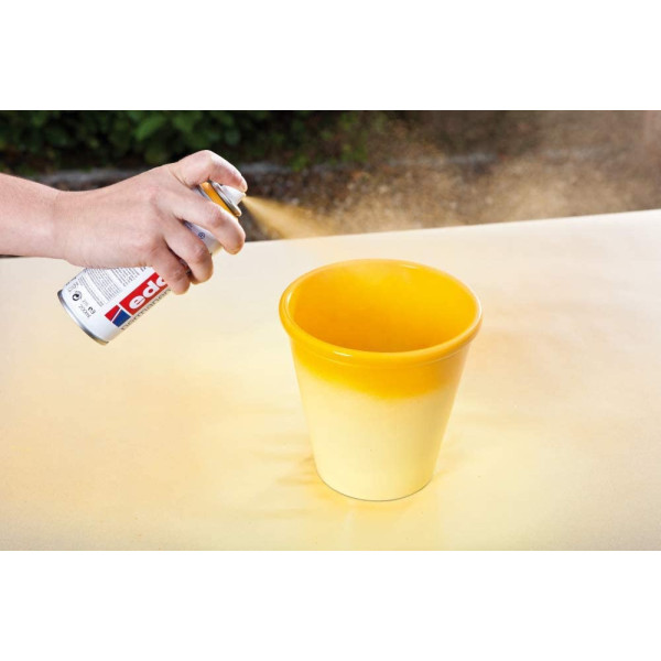 Bombe de peinture acrylique permanent Edding 5200 jaune mat