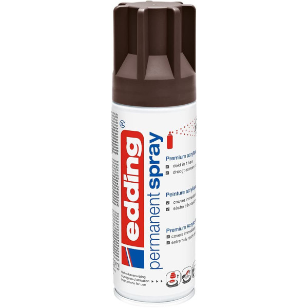 bombe-peinture-acrylique-permanent-edding-5200-chocolat-mat