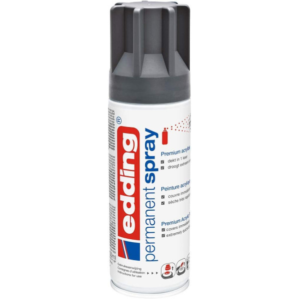 bombe-peinture-acrylique-permanent-edding-5200-gris-anthracite