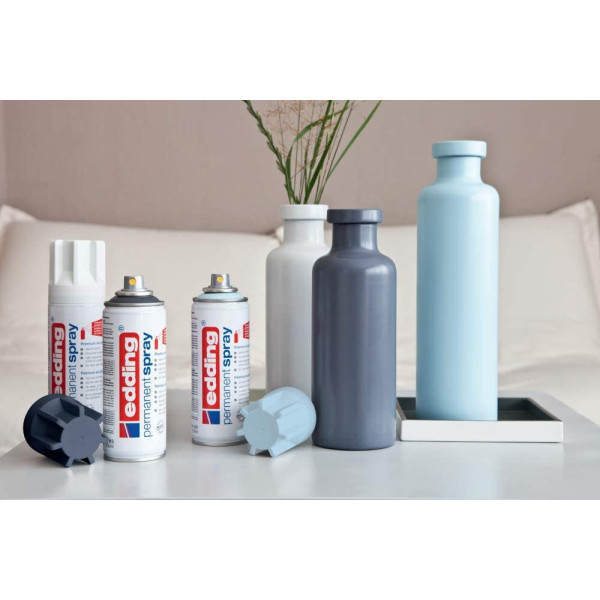 Bombe de peinture acrylique permanent Edding 5200 gris anthracite