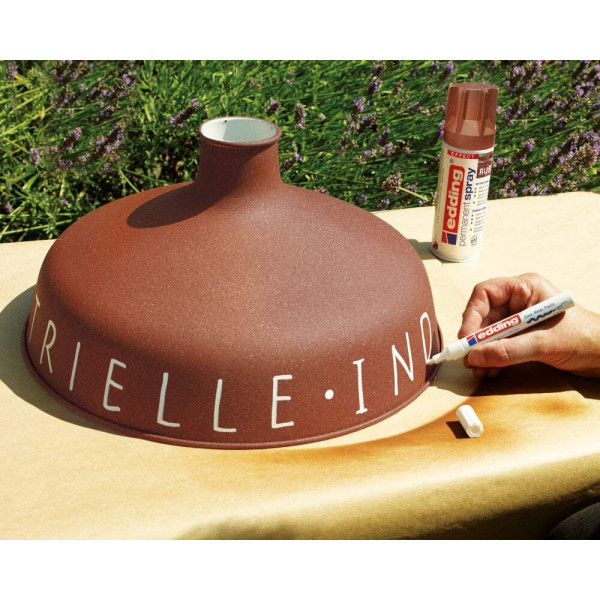 Bombe de peinture acrylique permanent Edding 5200 effet rouille