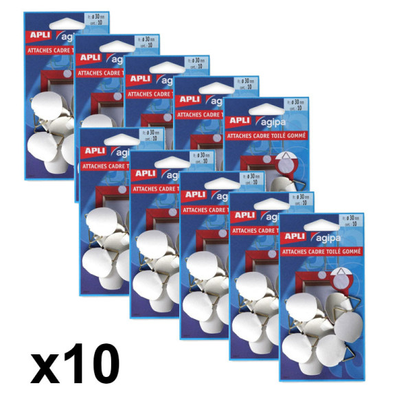 ATTACHES CADRE TOILE GOMME - APLI