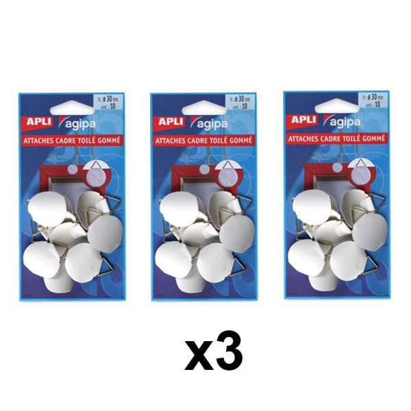 ATTACHES CADRE TOILE GOMME - APLI