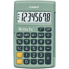 Calculatrice Scolaire Petite Fx Casio Verte