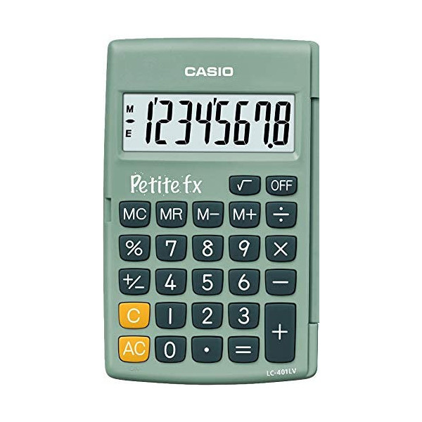 Calculatrice Scolaire Petite Fx Casio Verte