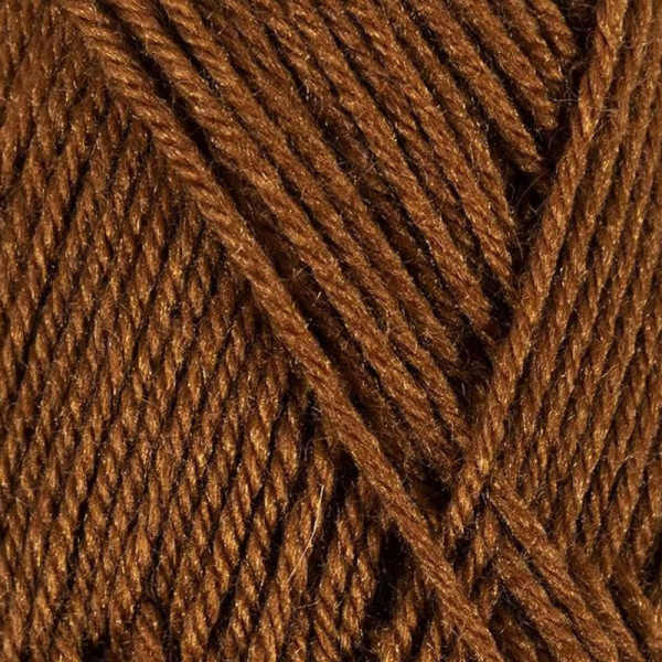 Pelote de laine - Noisette - 50% Laine 50% acrylique - Bergère de France - Idéale 4