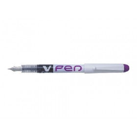 Stylo plume V-Pen effaçable pointe moyenne violet Pilot pas cher