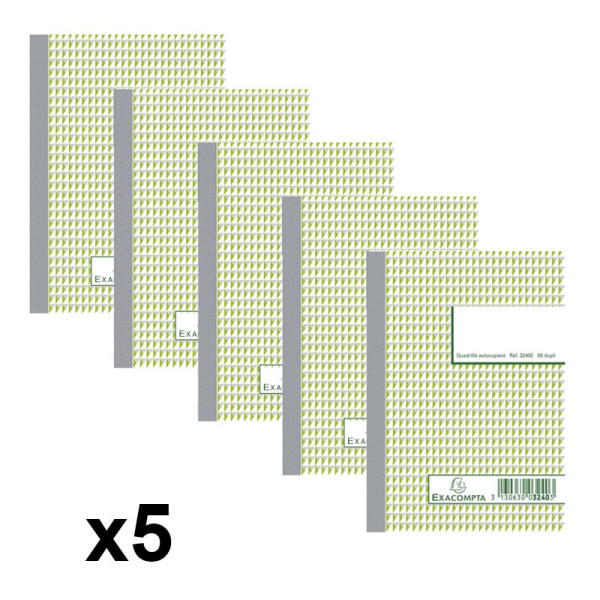 Manifold Quadrillé - A6 Dupli - Exacompta pas cher