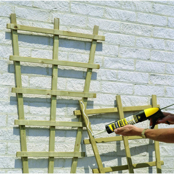 Colle fixation express UHU cartouche de 370g - Blanc